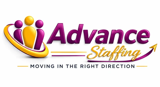 Advance Staffing logo, Moving In The Right Direction